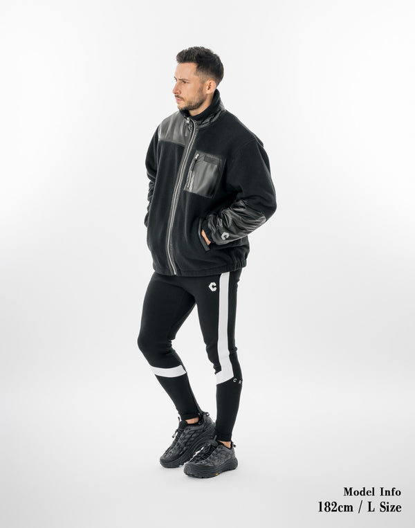 CRONOS ASCENT TRACK Pants [BLACK×WHITE]