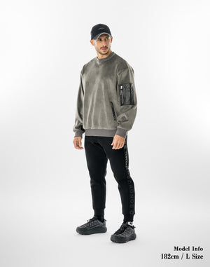 CRONOS FUR EDGE  SWEAT【D.GRAY】