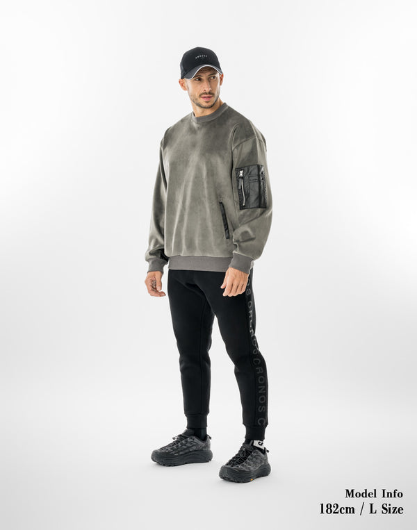 CRONOS FUR EDGE  SWEAT【D.GRAY】