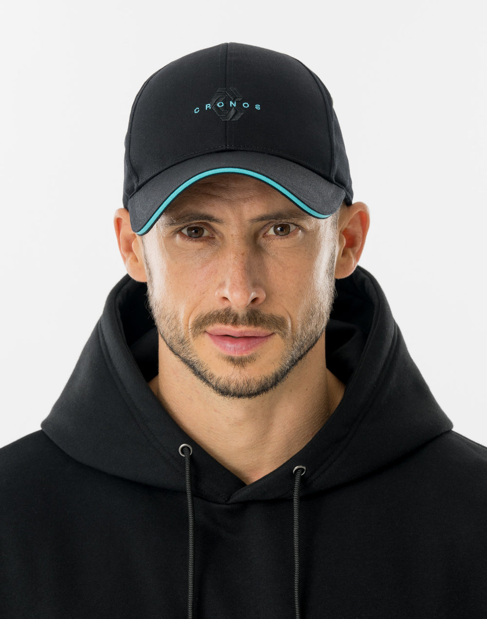 CRONOS METAL STRAP CAP [BLACK×T.BLUE]