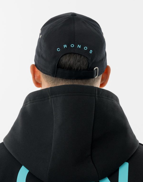 CRONOS METAL STRAP CAP【BLACK×T.BLUE】