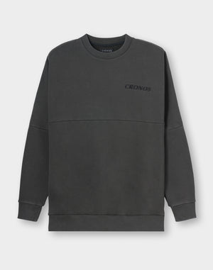 CRONOS PATCHWORK SWEAT【V BLACK】