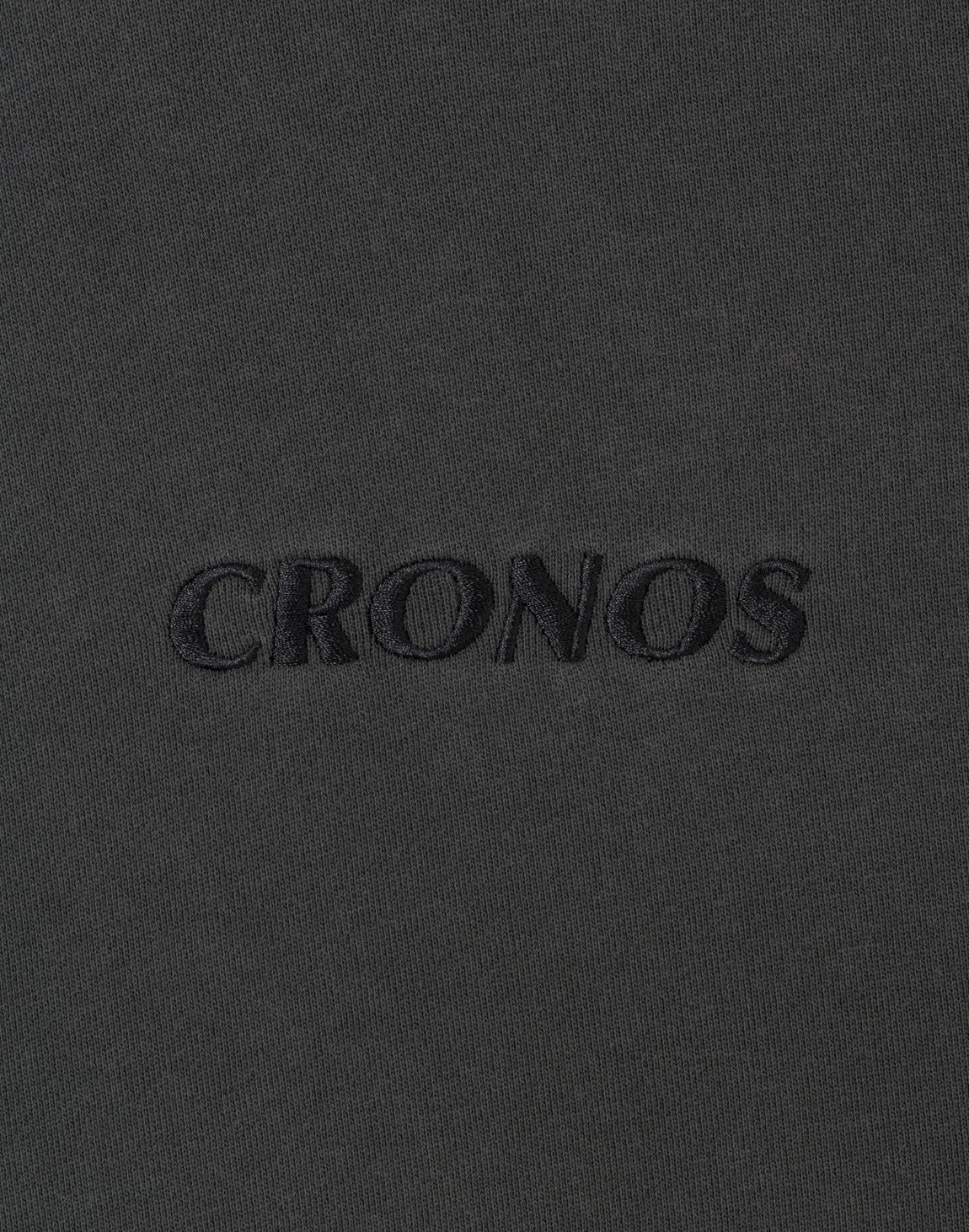CRONOS PATCHWORK SWEAT【V BLACK】