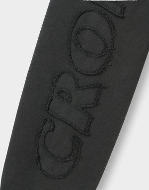 CRONOS PATCHWORK HOODIE【V BLACK】