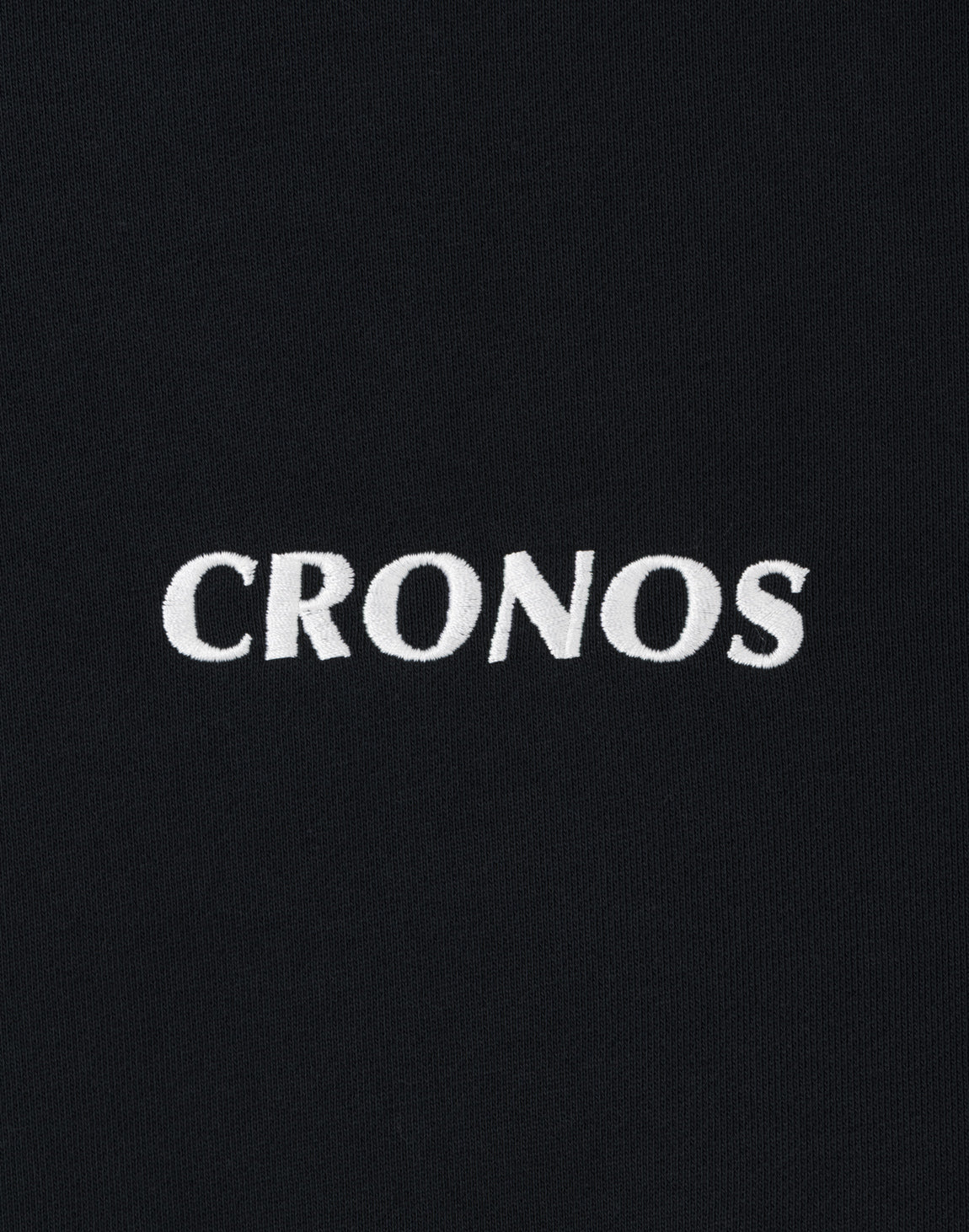 CRONOS PATCHWORK HOODIE【BLACK】