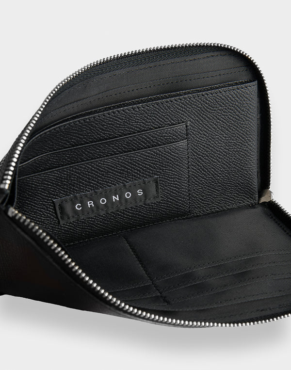 CRONOS × SALON DE ALPHARD Atelier Heritage Long Wallet【BLACK】
