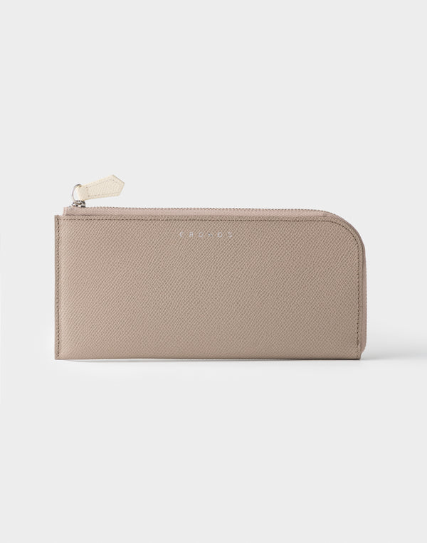 CRONOS × SALON DE ALPHARD Atelier Heritage Long Wallet【TAUPE】