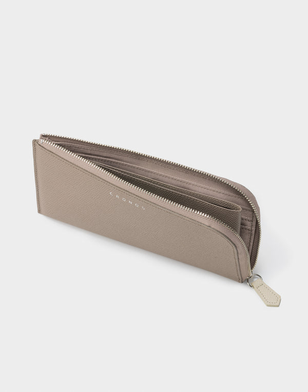 CRONOS × SALON DE ALPHARD Atelier Heritage Long Wallet【TAUPE】
