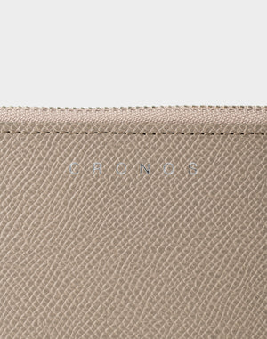CRONOS × SALON DE ALPHARD Atelier Heritage Long Wallet【TAUPE】
