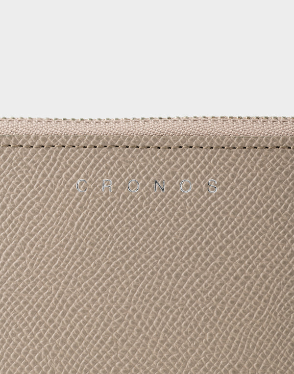 CRONOS × SALON DE ALPHARD Atelier Heritage Long Wallet【TAUPE】