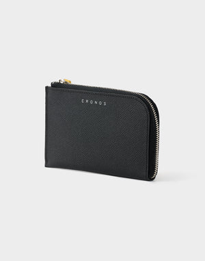 CRONOS × SALON DE ALPHARD Atelier Heritage Half Wallet【BLACK】