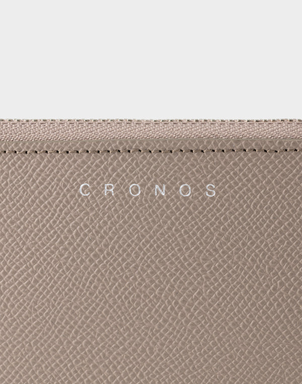 CRONOS × SALON DE ALPHARD Atelier Heritage Half Wallet【TAUPE】