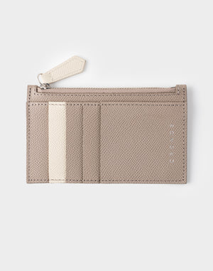 CRONOS × SALON DE ALPHARD Atelier Heritage Card Case【TAUPE】