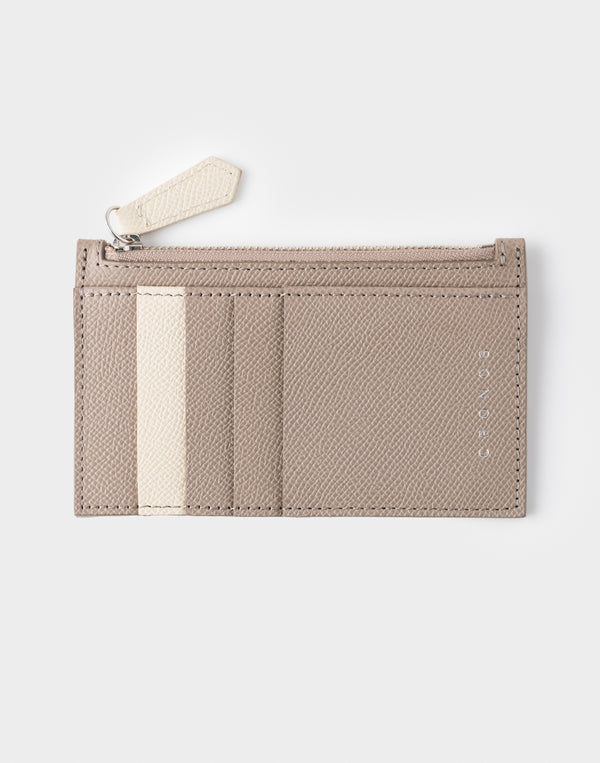 CRONOS × SALON DE ALPHARD Atelier Heritage Card Case【TAUPE】