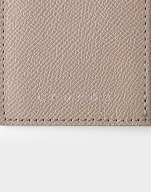 CRONOS × SALON DE ALPHARD Atelier Heritage Card Case【TAUPE】