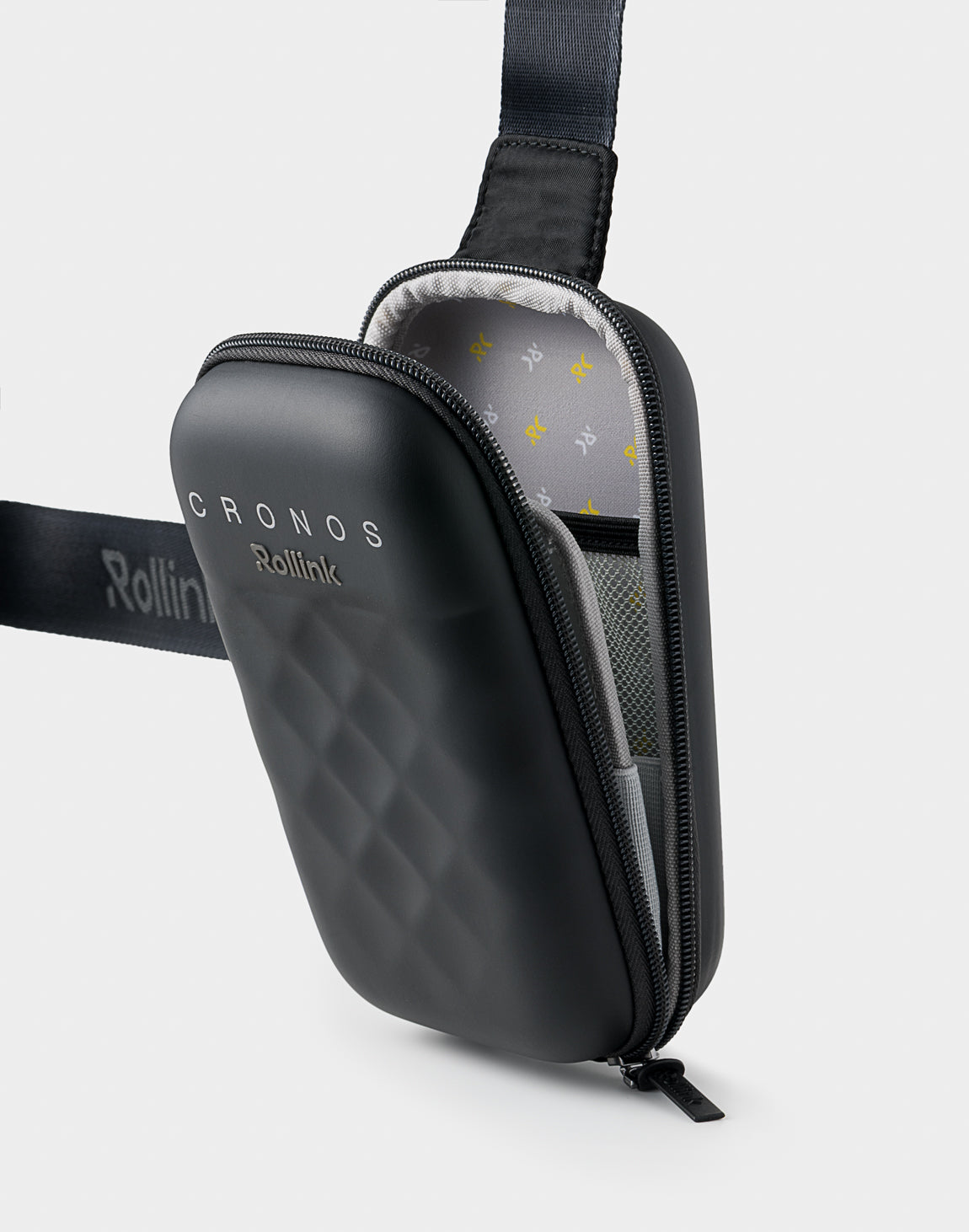 CRONOS × Rollink HARD SHELL CROSSBODY BAG【BLACK】