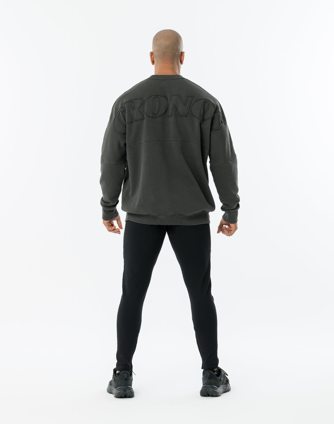 CRONOS PATCHWORK SWEAT【V BLACK】