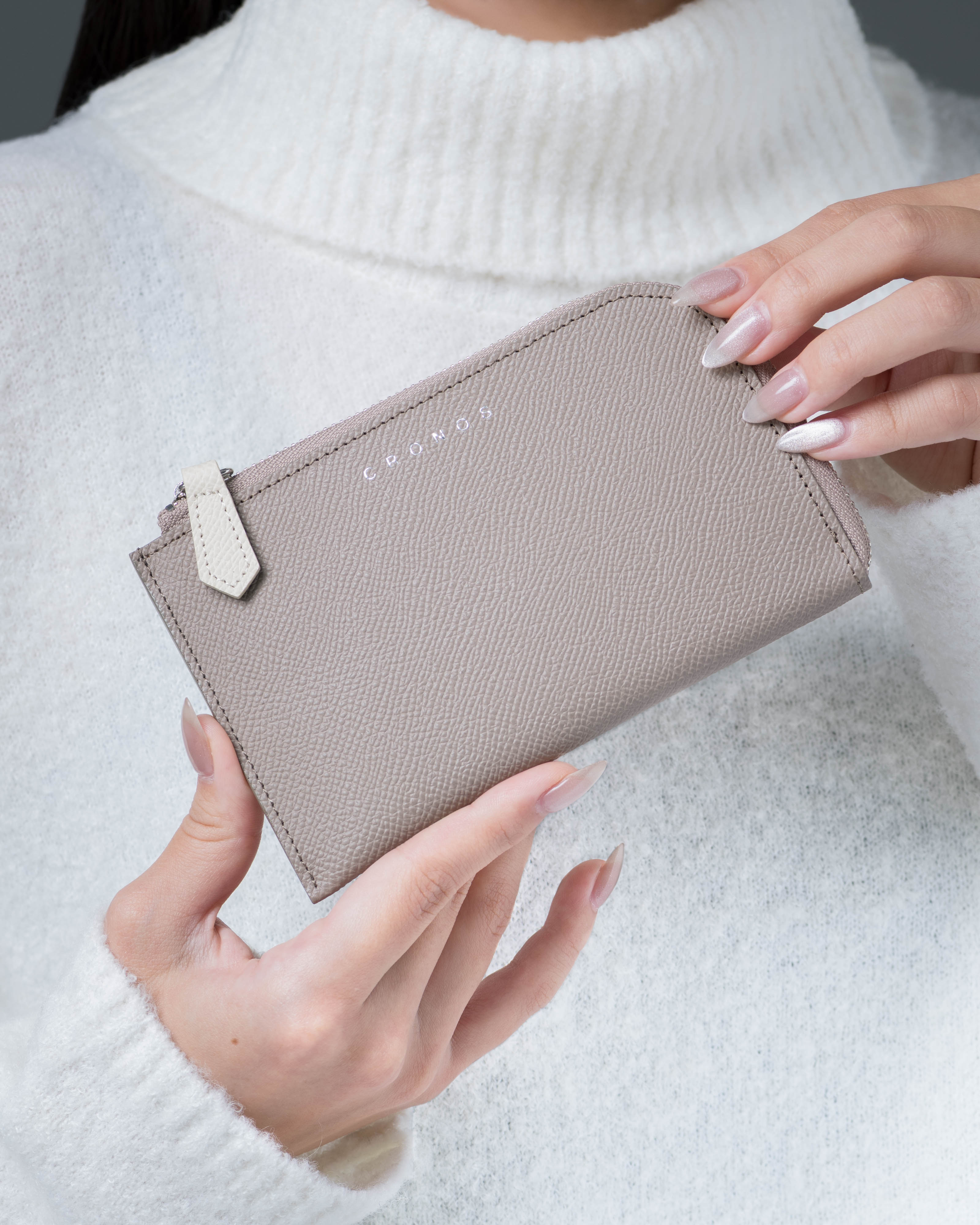 CRONOS × SALON DE ALFURD Atelier Heritage Half Wallet【TAUPE】