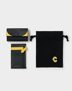CRONOS × SALON DE ALPHARD Atelier Heritage Card Case【BLACK】