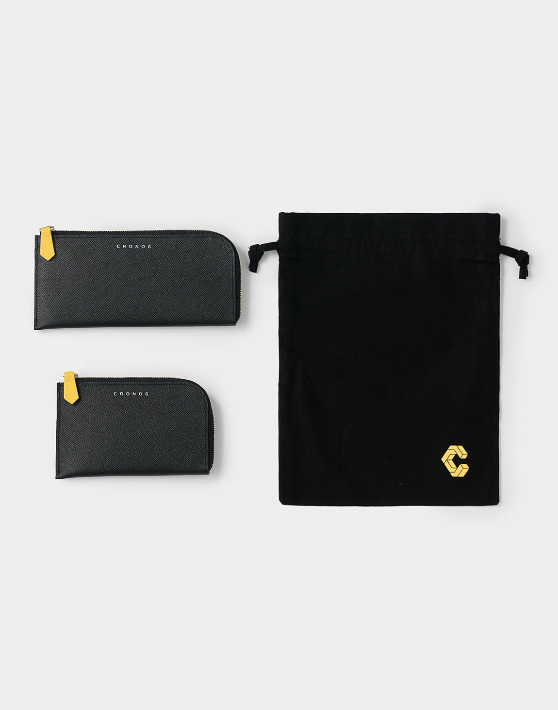 CRONOS × SALON DE ALFURD Atelier Heritage Long Wallet【BLACK】