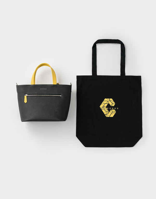 CRONOS × SALON DE ALPHARD Atelier Heritage Tote Bag【BLACK】