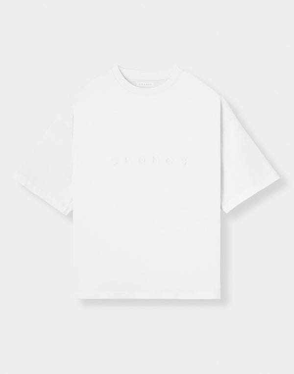 CRONOS SIGNATURE ACCENT S/S TEE【WHITE】