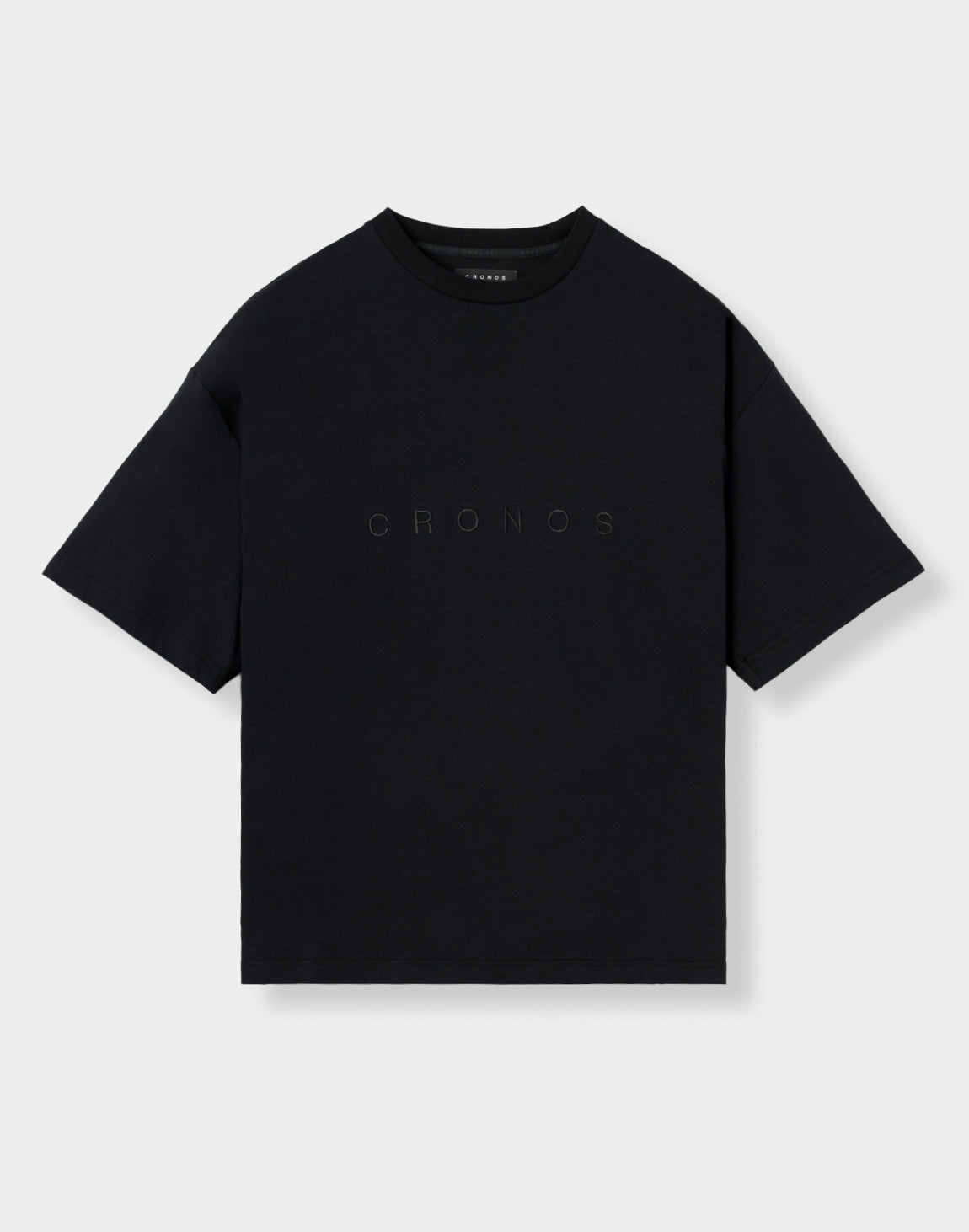 CRONOS SIGNATURE ACCENT S/S TEE【BLACK】