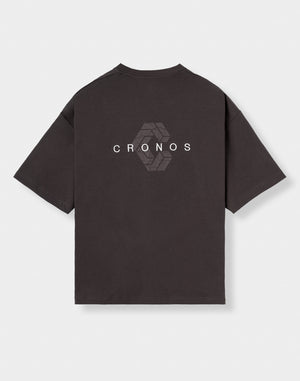 CRONOS SIGNATURE ACCENT S/S TEE【BROWN】