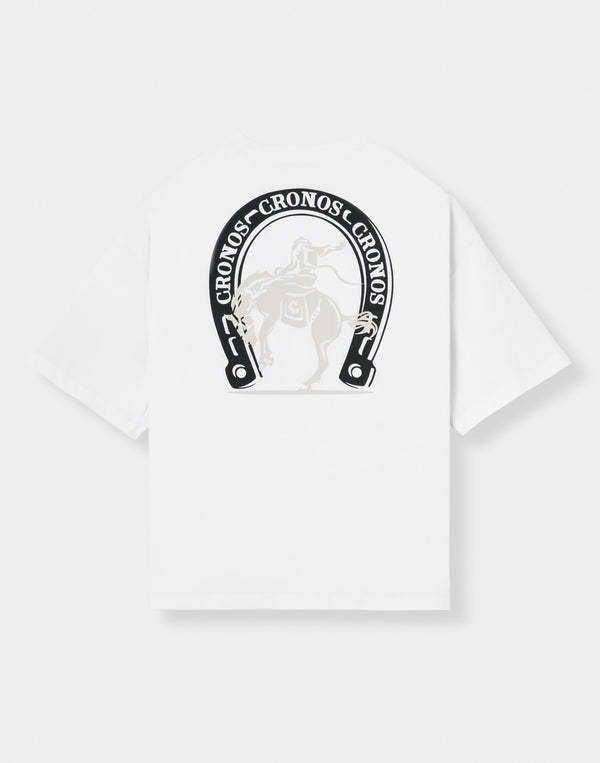 CRONOS HORSE SPIRIT S/S TEE【WHITE】