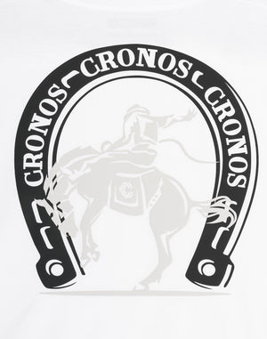 CRONOS HORSE SPIRIT S/S TEE【WHITE】