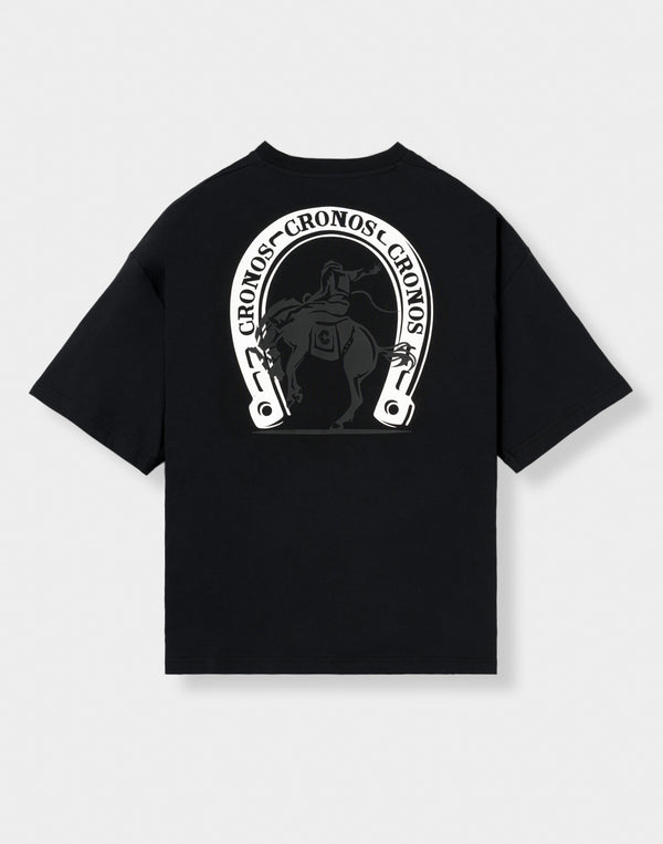 CRONOS HORSE SPIRIT S/S TEE【BLACK】