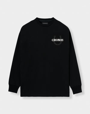 CRONOS HORSE SPIRIT L/S TEE【BLACK】