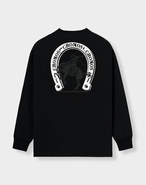 CRONOS HORSE SPIRIT L/S TEE【BLACK】