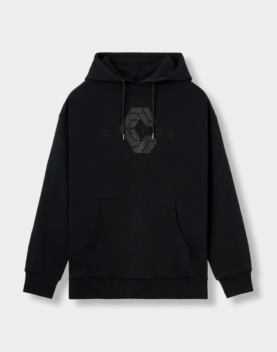 m*u様 CRONOS COTTON DEPTH HOODIE【V BLACK】 CRONOS COTTON DEPTH HOODIE [BLACK]