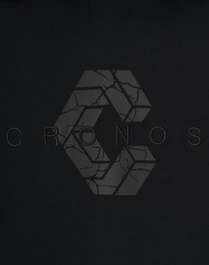 CRONOS COTTON DEPTH HOODIE【BLACK】