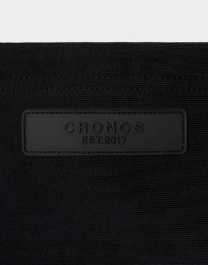 CRONOS COTTON DEPTH HOODIE【BLACK】
