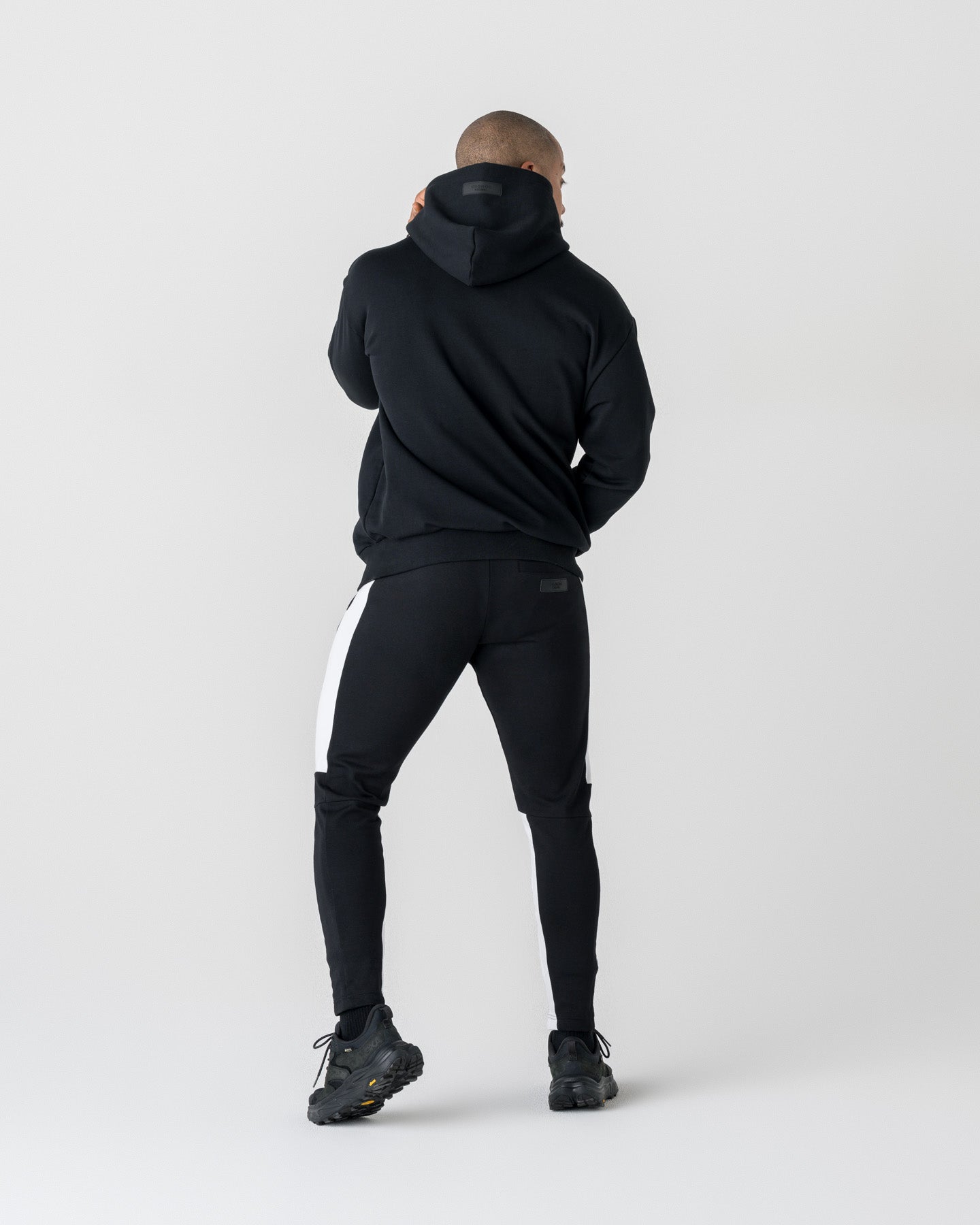 CRONOS COTTON DEPTH HOODIE [BLACK]