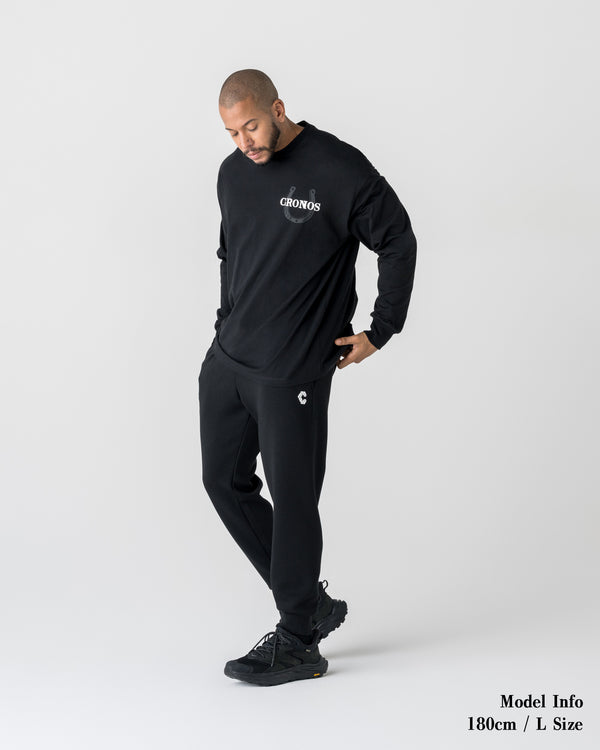 CRONOS HORSE SPIRIT L/S TEE【BLACK】