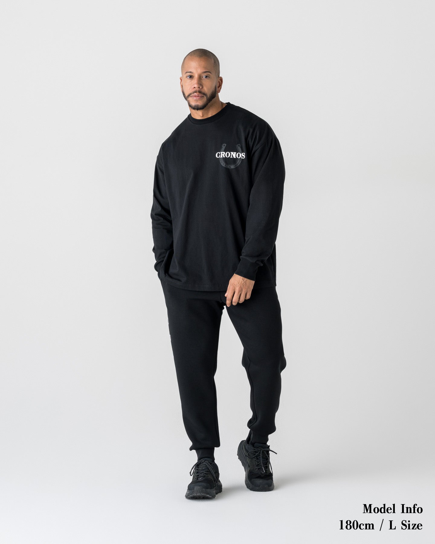 CRONOS HORSE SPIRIT L/S TEE [BLACK]