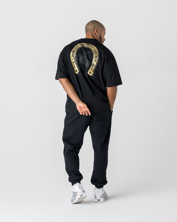 CRONOS HORSE SPIRIT S/S TEE【BLACK×GOLD】