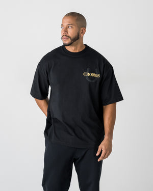 CRONOS HORSE SPIRIT S/S TEE【BLACK×GOLD】