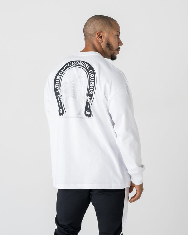 CRONOS HORSE SPIRIT L/S TEE【WHITE】