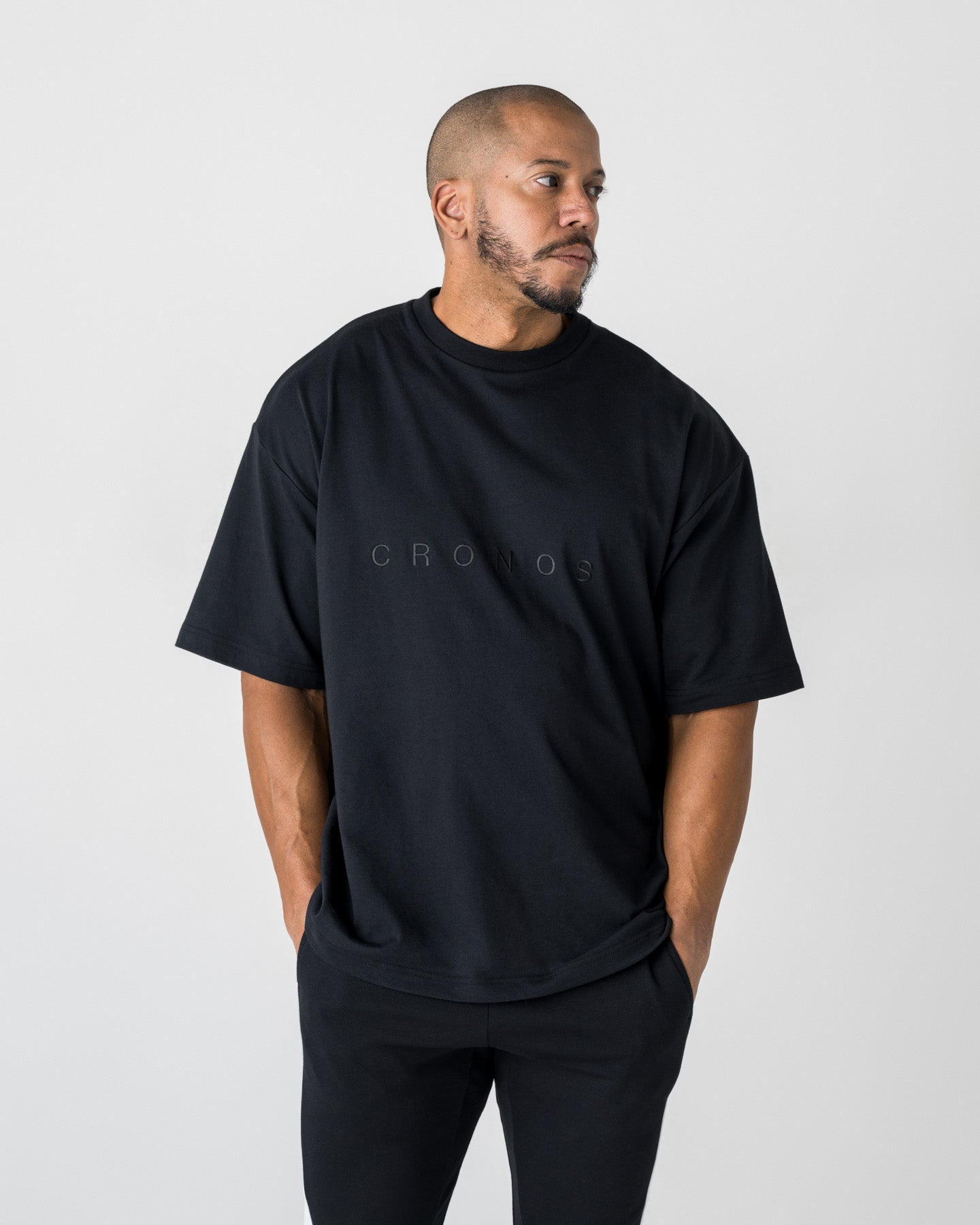 クロノス人気商品 半袖tシャツ 黒クロノスtシャツ S cronos半袖シャツL