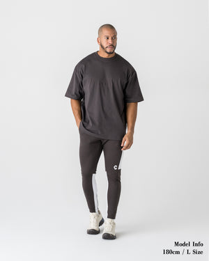 CRONOS SIGNATURE ACCENT S/S TEE【BROWN】