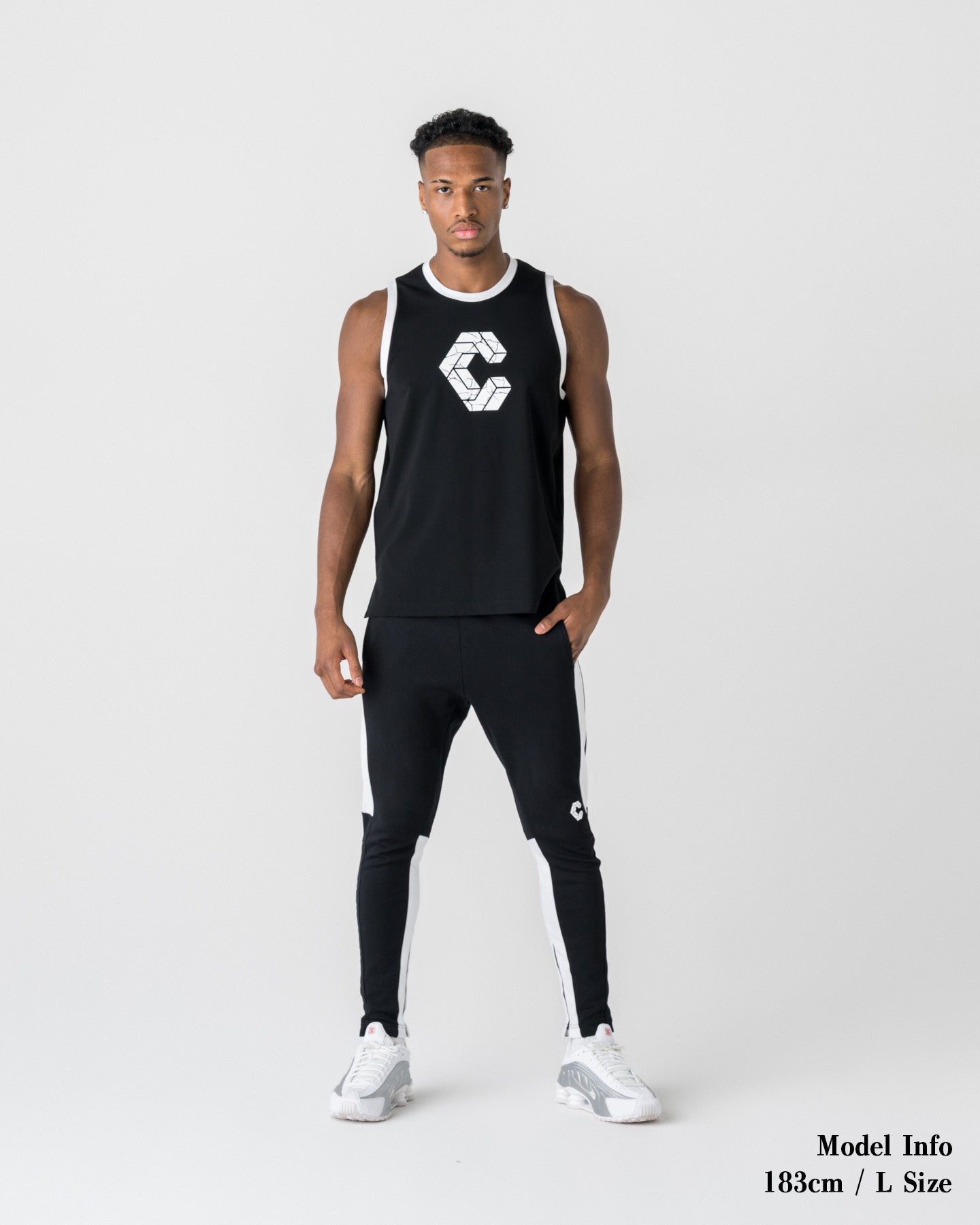 【新品】CRONOS クロノス プリントロゴ トレーニング ノースリーブ 黒 M CRONOS LIGHT SIGNATURE SLEEVELESS【BLACK】