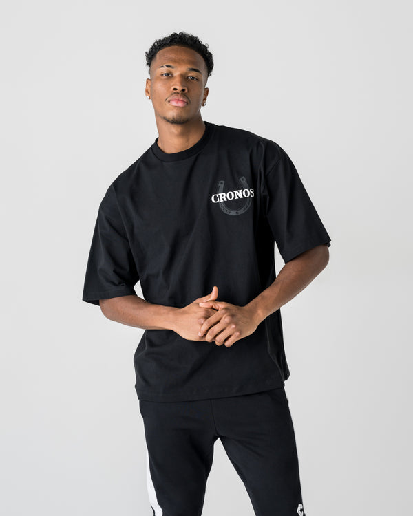 CRONOS HORSE SPIRIT S/S TEE【BLACK】