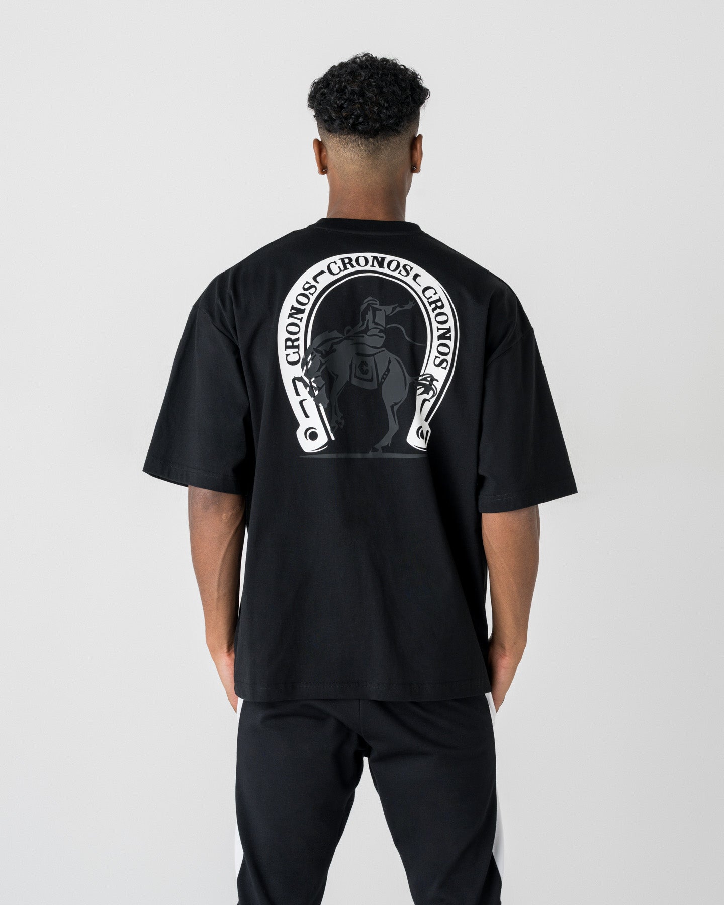 CRONOS Tシャツ CRONOS HORSE SPIRIT S/S TEE【BLACK】