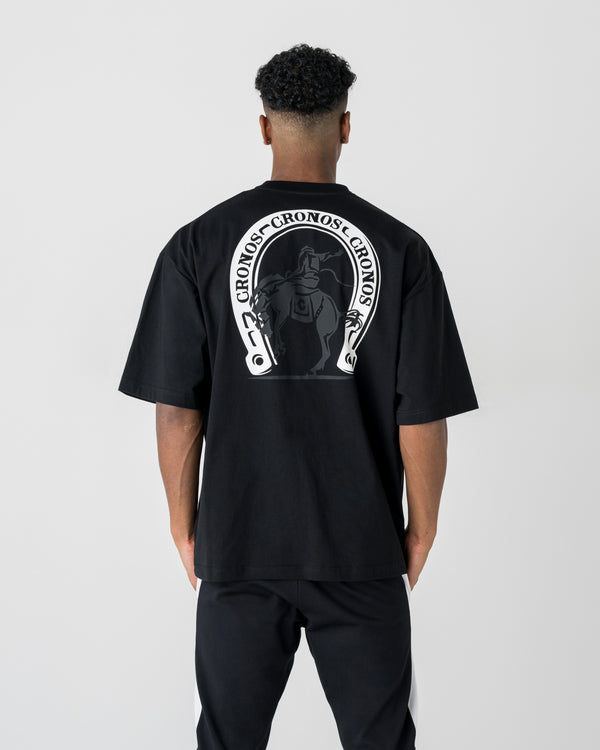 CRONOS HORSE SPIRIT S/S TEE【BLACK】