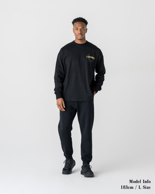 CRONOS HORSE SPIRIT L/S TEE【BLACK×GOLD】