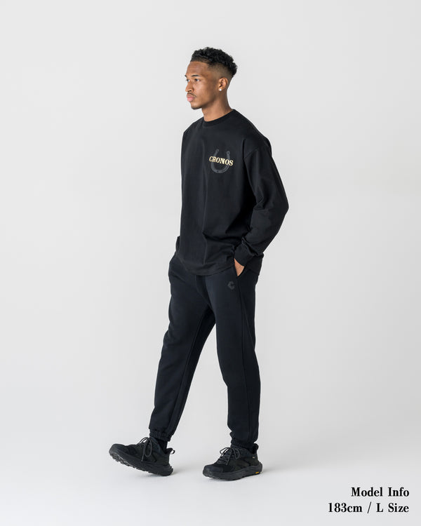 CRONOS HORSE SPIRIT L/S TEE【BLACK×GOLD】